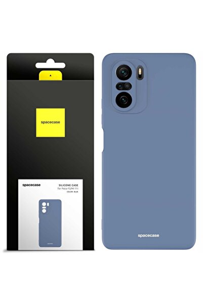spacecase Husă de silicon Poco F3 / Mi 11i albastră