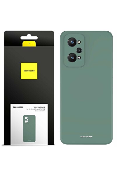 spacecase Husă de silicon Realme GT Neo 2/3T/GT2 verde închis
