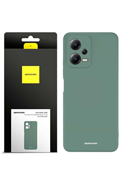 spacecase Husă de silicon Poco X5 5G/Redmi Note 12 5G verde