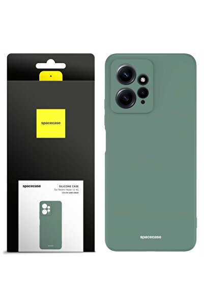 spacecase Husă de silicon Redmi Note 12 4G verde închis