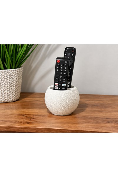 TRİMENT3D 2-Compartment Remote Control Stand – Tv and Air Conditioner Remote Organizer