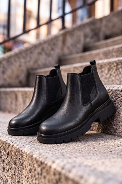 BIG KING Bounders Genuine Leather Thick Sole Chelsea Boots