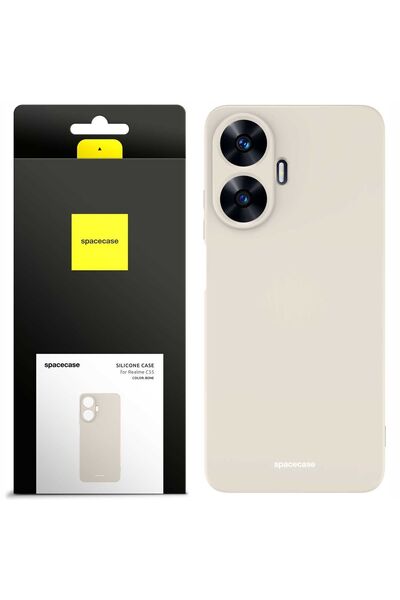 spacecase Husă de silicon Realme C55 bone