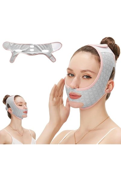 Senbos Sinboshi Face Lift Belt, Reusable V Line Face Lift Mask, Face and Chin...