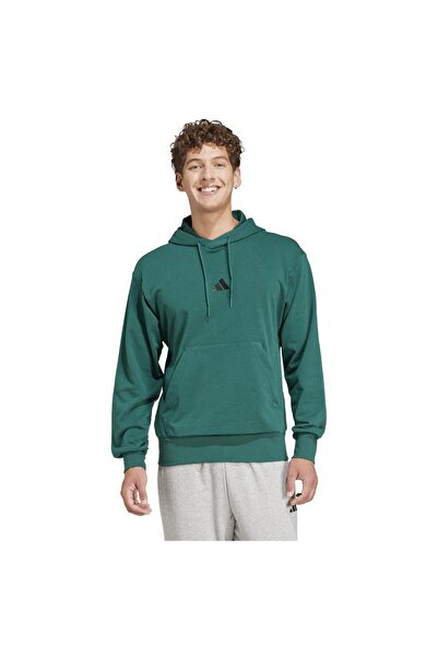 adidas Ανδρικά Απαραίτητα: Φούτερ με κουκούλα Feelcozy French Terry, Μέγεθος S