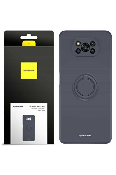 spacecase Inel de silicon Poco X3 Pro/NFC negru