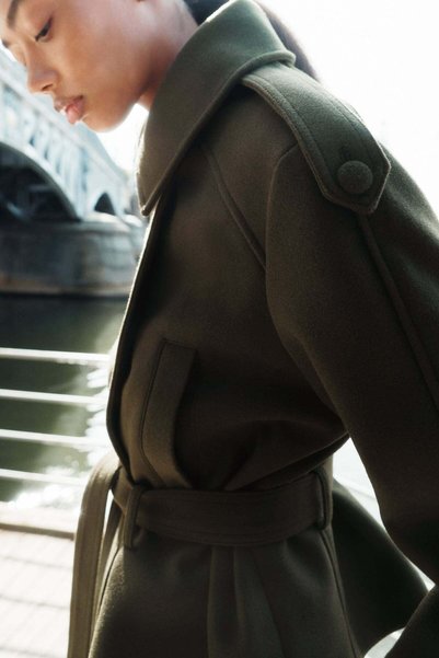 H&M Short double-breasted coat