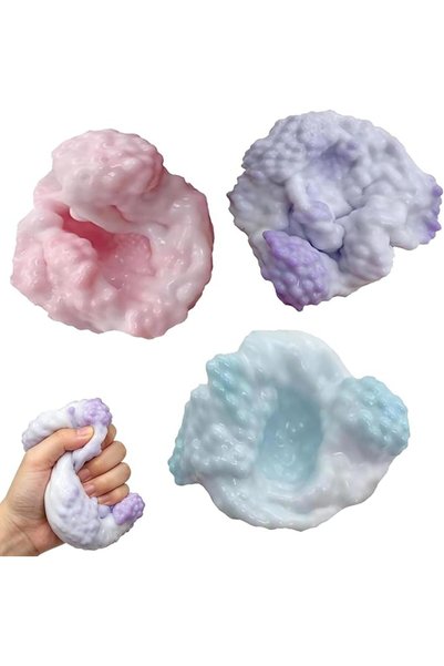 TERRIFI Sugar Squishy Stress Balls, Soft Crunchy Sensory Fidget Toys for Stre...