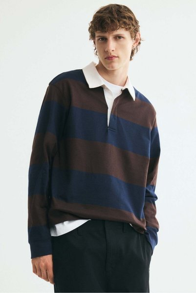 H&M Regular Fit Cotton rugby shirt