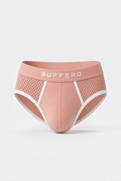 Slip-Air Flex File Detaylı Slip-Brief Külot Nude