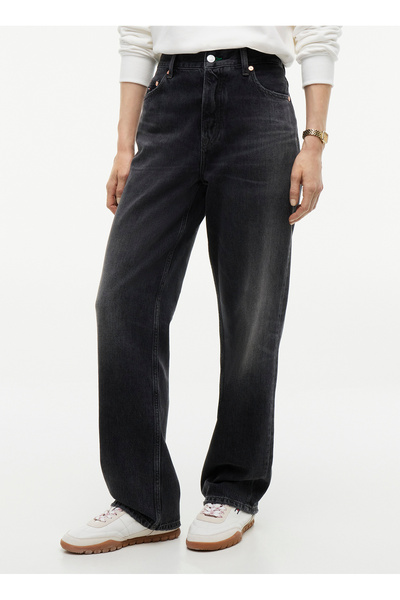 Tommy Jeans Lacivert Kadın Denim Pantolon DW0DW238241BZ