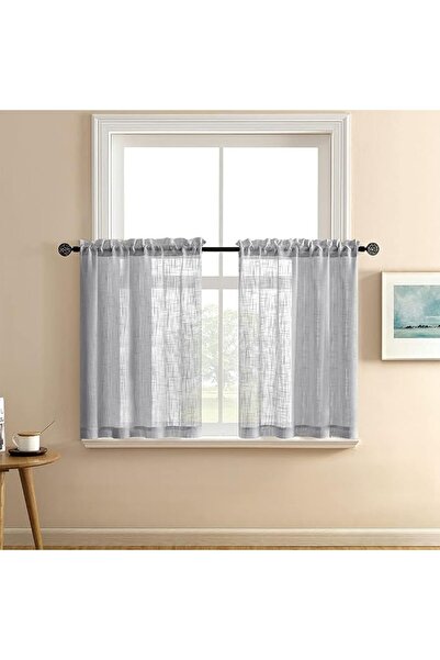 XTMYI Off White Small Window Curtains for Bedroom 2 Panels Set Short Tier Caf...
