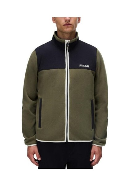 Napapijri Ανδρική T-Dergana Ζακέτα Χακί NP0A88V1-G1F1
