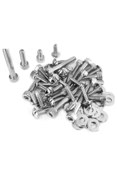 TNT Tuning Yamaha Aerox chrome body screws