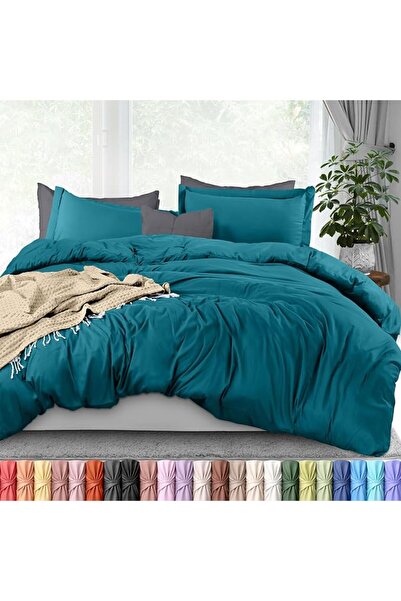 Utopia Bedding طقم غطاء لحاف كوين - 3 قطع مع 2 غطاء وسادة - من الميكروفايبر ا...