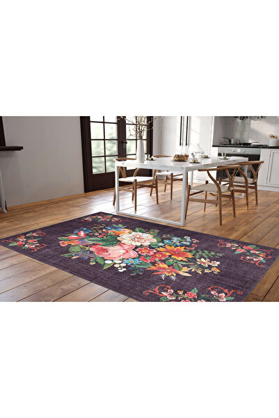 Asi Home Covor de Hol Soul Chenille AL 322, Negru, 75x150 cm, 100% Poliester,...