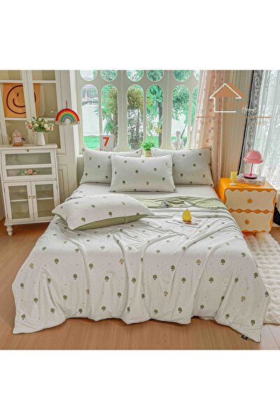 JOJO HOME Set de pilote șic, JOJO HOME, 3 piese, 100% bumbac, 200X230cm, impr...