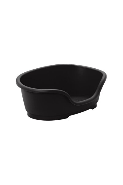 Moderna Plastic Cushion Domus-Dog Bed[Color - Black, Size - Xxl]