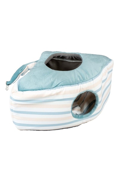 Duvo Plus Duvo+ Striped Corner House For Small Pets-Plush M - 27X23X30Cm Mult...