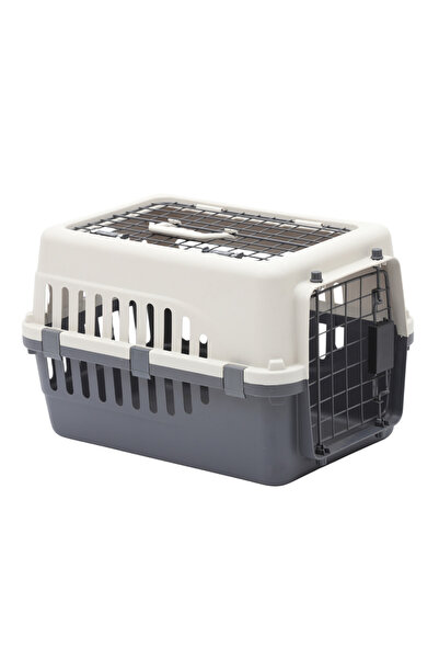 Generic Brand Pet Mode Plastic Pet Carrier Top & Spring Lock Front Door [Dime...