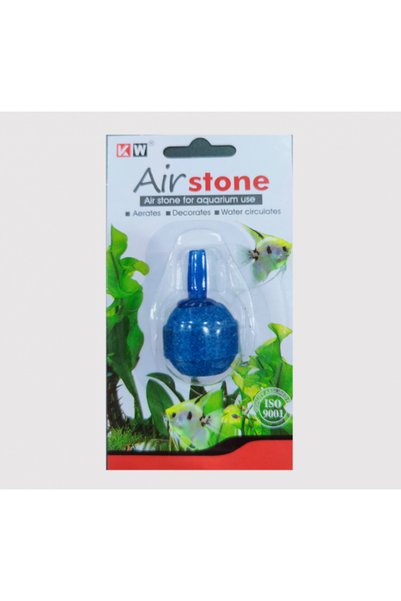 Kw Zone Aquadine Airstone Round-2.2Cm / 1" -Blister Card[Size - 1Inch]