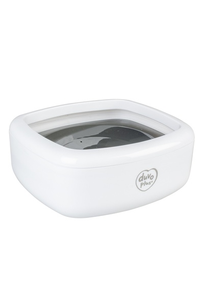 Duvo Plus Duvo+ Splash-Proof Drinking Bowl Square 1500Ml - 21X20X8,5Cm White/...