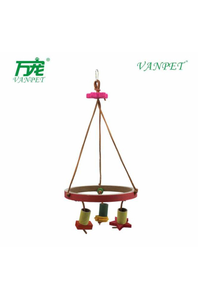 Vanpet Cercular Hanging Bird Toy (Btlb03305) - 42X20 Cm