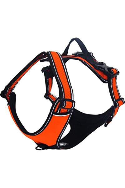 Doco Vertex Front Range Harness - 3M Reflective[Color - Orange, Size - S]