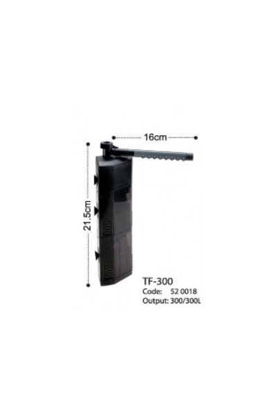 Kw Zone Dophin Aquarium Triangle Internal Filter With Rainbar[Max Output - 32...