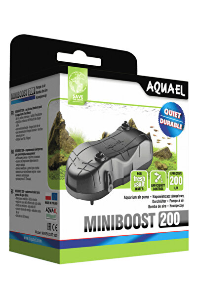 Aquael Miniboost Airpump[Flow - 200L/H]