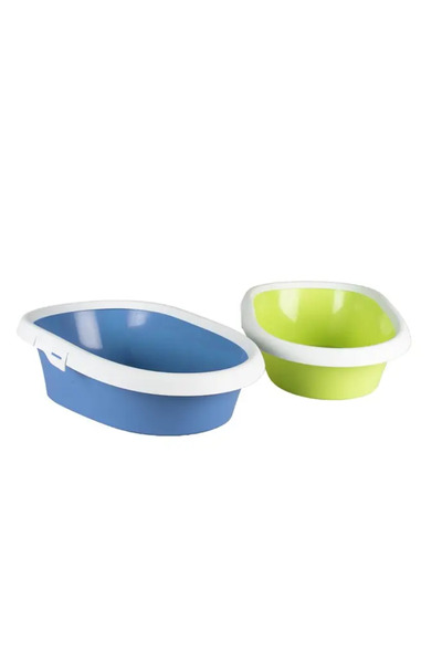Duvo Plus Duvo+ Litter Tray Excalibur With Rim 58X39X17Cm, Mixed Colors