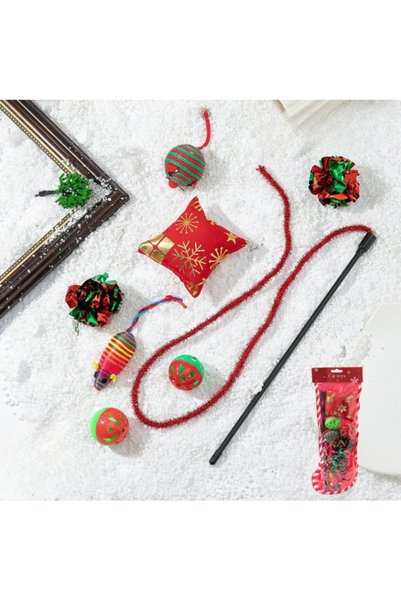 Generic Brand Seasopet Christmas Toys Kit- Cat