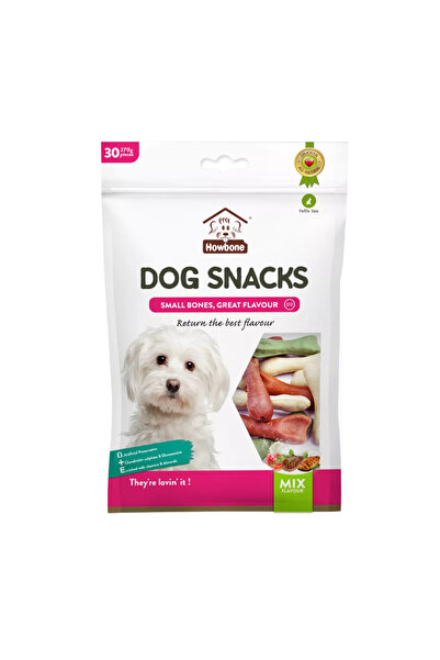 Howbone Dog Snack - Small Bone Mix Flavour 30Pcs/Pack (270G)