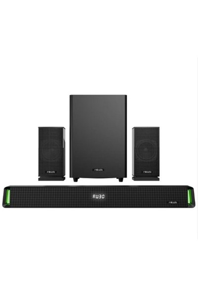 Mikado MD-SBT35 SonicBar Siyah 160W RMS BT+AUX+USB+HDMI-OPTICAL Ev Sinema Sou...