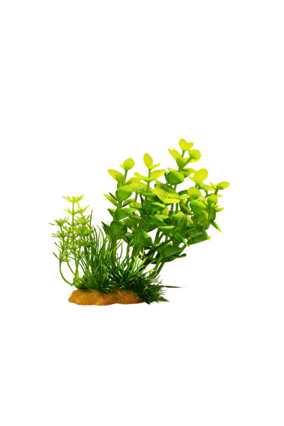 Yusee Aquarium Decorations - Artificial Plant Ys-70203-6 [Height:6"]