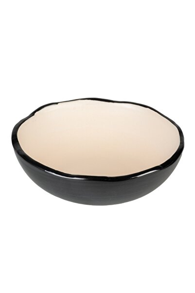 Duvo Plus Duvo+ Feeding Bowl Stone Organic S - 200Ml - 12X12X4Cm Black/White
