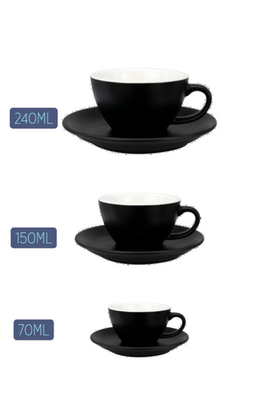 rank كوب كبتشينو 240 مل -150مل-70مل