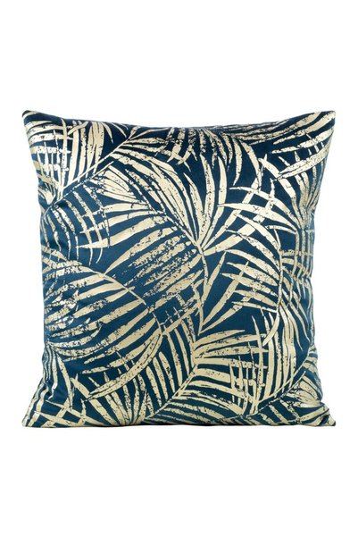 Eurofirany Fata de perna decorativa blink-26 45x45 bleumarin/auriu