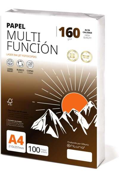 Type-C Bloc de hârtie multifuncțional A4 Ofituria, Carton subțire 160g/m², 10...