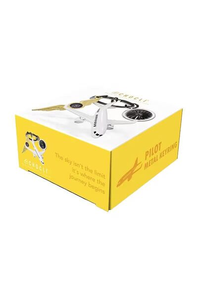 Metalmorphose Pilot Keychain Mtm372-01 - Goldwhite