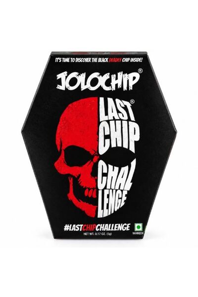 Jolochip Last Chip Challenge 5g – Extreme Spicy Black Chip Challenge