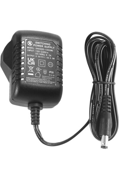 United Security AC to DC 5V 1A Power Supply, Plug 5.5mm x 2.1mm