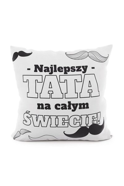 Markizeta Fata de perna BEST DAD VELVET, 40x40cm, culoare 001 P00084/POP/001/...