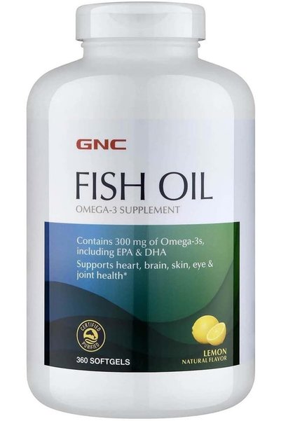 G.N.C GNC Fish Oil | Omega-3 Supplement, Supports Heart, Brain, Skin, Eye & J...