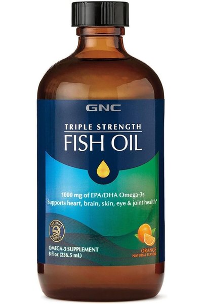 G.N.C GNC Triple Strength Fish Oil Liquid Supplement, Wild Deep Ocean Caught....