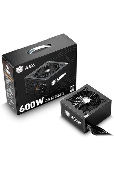 ASABITE ASA PLUS Bronze 80 Low Noise Power Supply - Flat and Long Cables - UK...