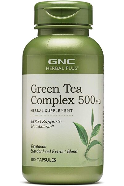 G.N.C GNC Herbal Plus Green Tea Complex 500mg (California Only), 100 Capsules...