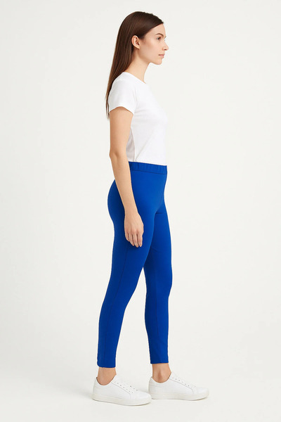 Dol-uP Women's High Waist Fleece Lined Gathering-Flexible-Casual-Sports Fitne...