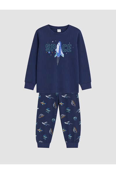 LC Waikiki Quality Pieces from Çelebi Store Printed Boy's Pajama Set