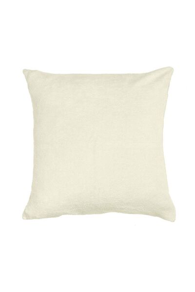 Karo Fata de perna, Karo, Bumbac/Poliester, 40 x 40 cm, 200 g/m2, Crem